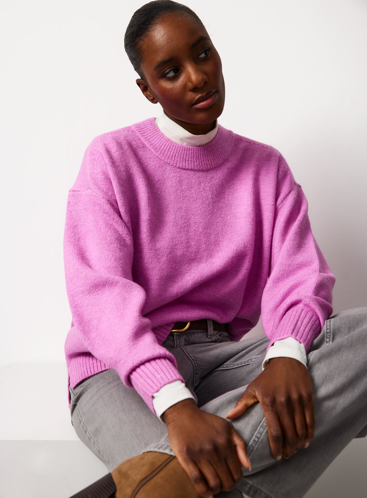The Soft Pink Knitted Jumper 18 - Image 3 thumbnail
